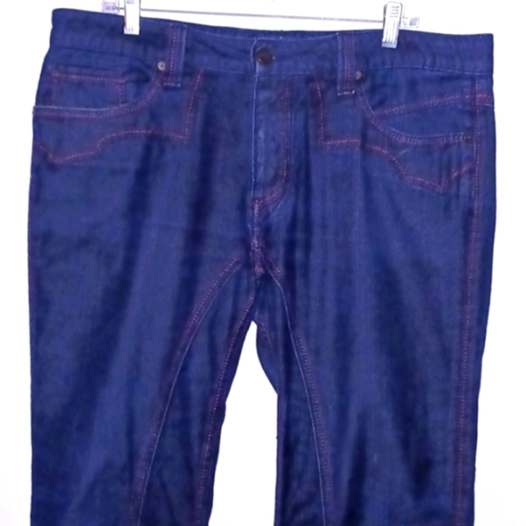 Antik DENIM Men's Blue Button-fly, Flare Leg Jeans, 36W / 33L - Picture 8 of 11